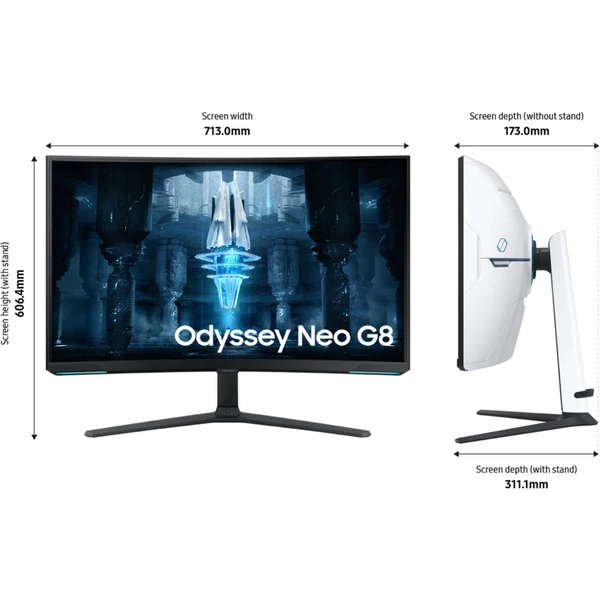 Samsung Odyssey G8 Neo Mini LED monitor 32" - Monitory - Obrázok TQ9N300401