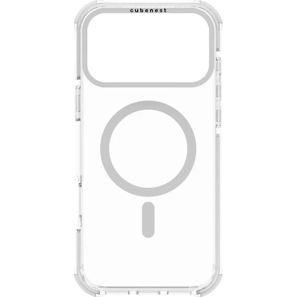 Cubenest MagPro Strong Guard MagSafe kryt iPhone 17 Pro Max biely - Puzdra - Obrázok TQBK000K01