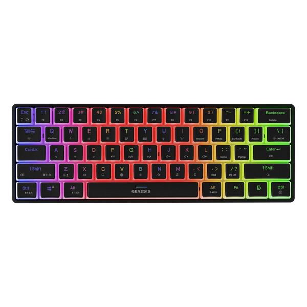 GENESIS THOR 660 G2 bezdrôtová herná klávesnica čierna (Gateron Red)