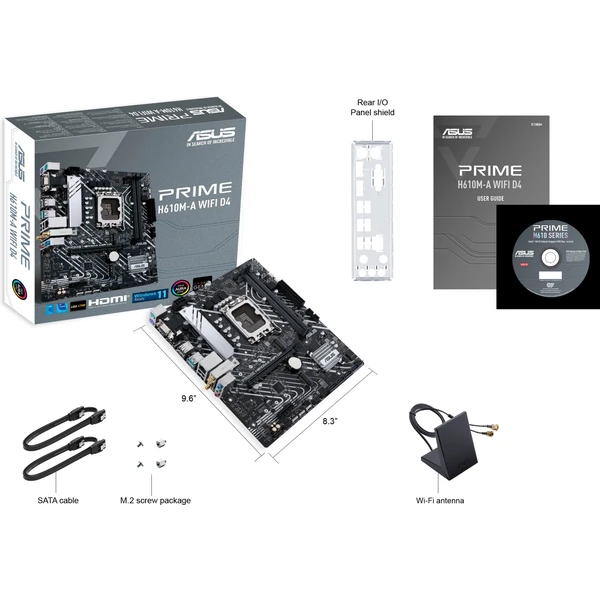 ASUS PRIME H610 WIFI D4 Intel H610 - Základné dosky - Obrázok TS32000701