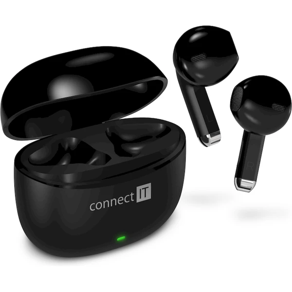 CONNECT IT True Wireless SonicBass slúchadlá do uší s mikrofónom čierna - Slúchadlá - Hlavný obrázok