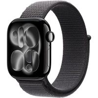 Apple Watch 42/41/40/38mm tmavo šedý prevliekací športový remienok - Remienky