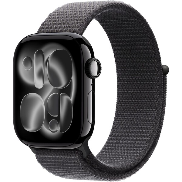 E-shop Apple Watch 42/41/40/38mm tmavo šedý prevliekací športový remienok
