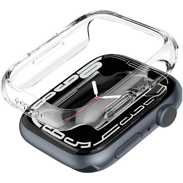 Spigen Thin Fit puzdro Apple Watch 9/8/7 (45mm) číre