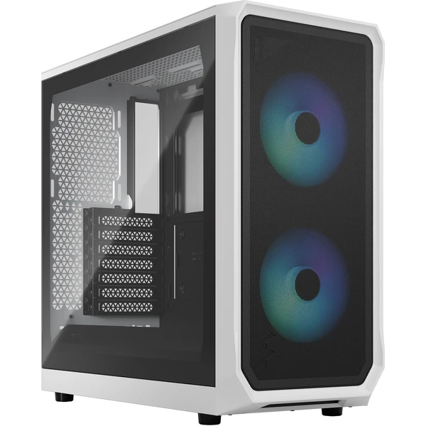 Fractal Design Focus 2 RGB White TG Clear Tint - Počítačové skrine - Hlavný obrázok