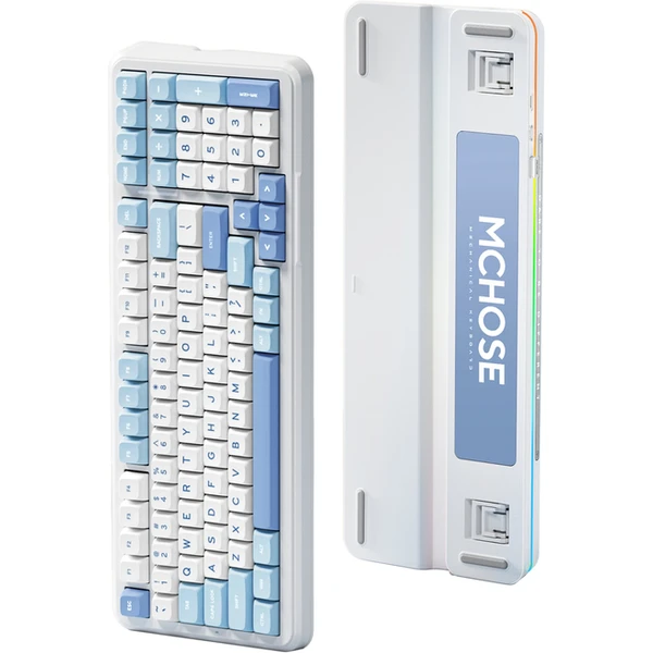 MCHOSE K99 bezdrôtová klávesnica Sky Blue - Klávesnice - Obrázok TT9E000K01