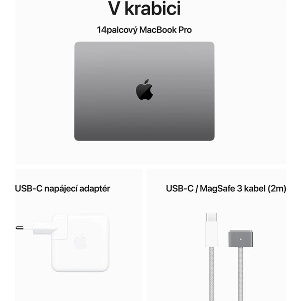 Apple MacBook Pro 14" / M3 / 512GB (2023) - Notebooky - Obrázok TTC0000L01