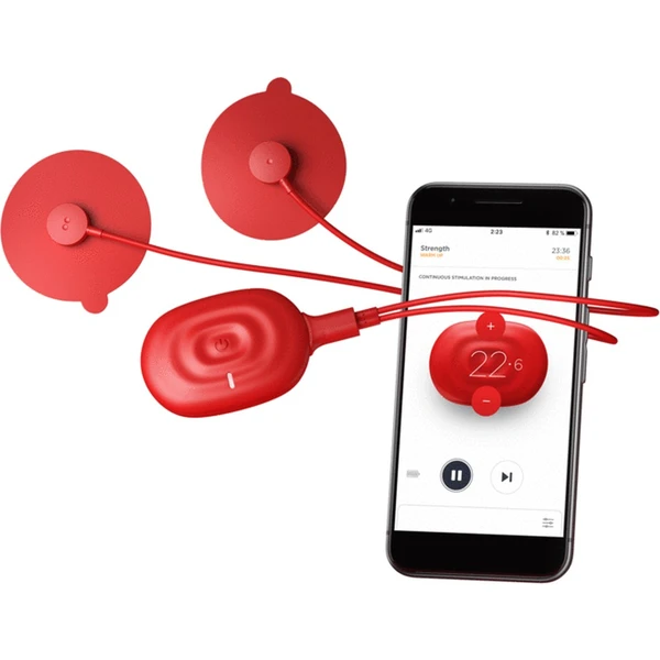 Therabody PowerDot Uno Gen 2.0 svalový stimulátor červený - Masážny prístroj - Hlavný obrázok
