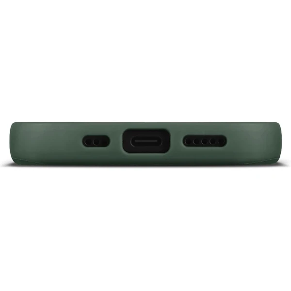 Woolnut MagSafe kožený kryt iPhone 17 tmavo zelený - Puzdra - Obrázok TTLH000K01