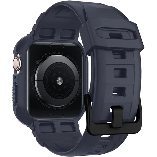 Spigen Rugged Armor Pro remienok s puzdrom Apple Watch 44/45mm sivý - Remienky - Obrázok TTPJF00101