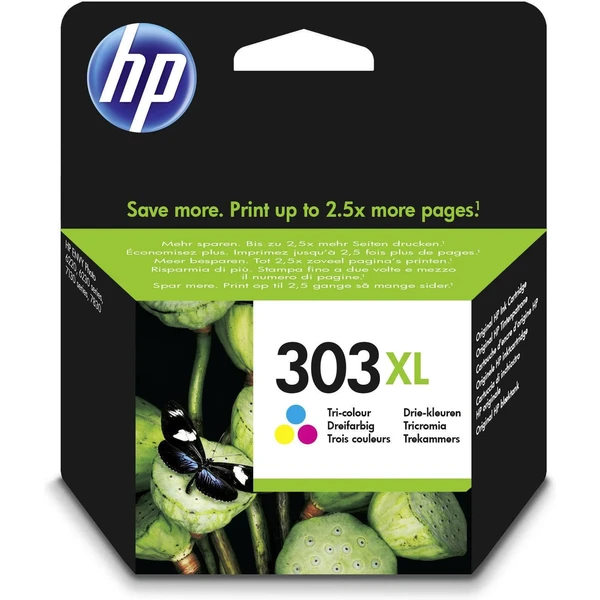 HP T6N03AE č. 303XL Viacfarebná originálna - Cartridge - Hlavný obrázok