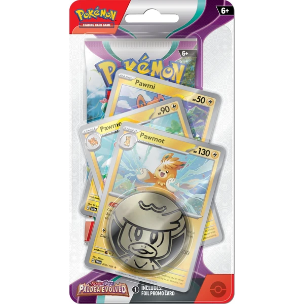Pokémon TCG: SV02 Paldea Evolved - Premium Checklane Blister - Pokémon karty - Obrázok TUI4G00101