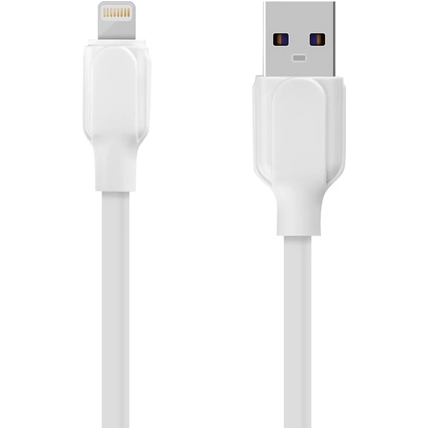 Obal:Me Jednoduchý napájací kábel USB-A/Lightning 1 m biely - Káble a redukcie - Hlavný obrázok