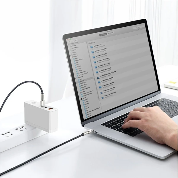 Baseus Cafule USB-C/USB-C nabíjací kábel 100W 1m čierny - Káble a redukcie - Obrázok TUKGF00101