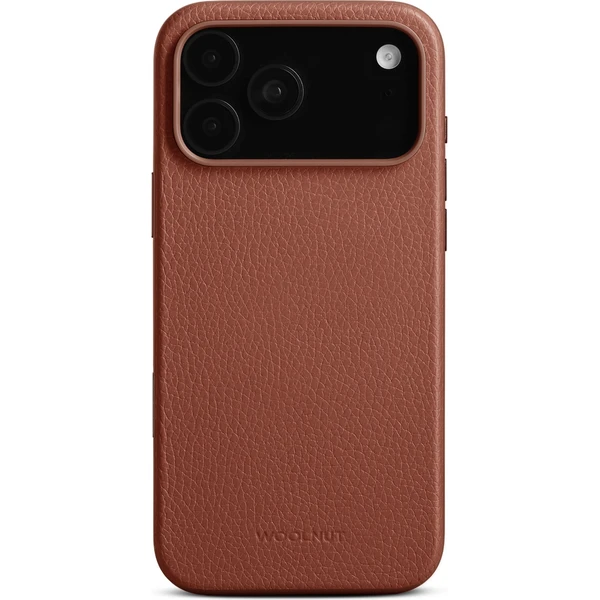 Woolnut MagSafe kožený kryt iPhone 17 Pro Max hnedý - Puzdra - Obrázok TULH000K01