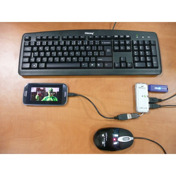 PremiumCord USB-A/2x MicroUSB-B redukcia 0,14m čierna OTG - Káble a redukcie - Obrázok TWH0000401