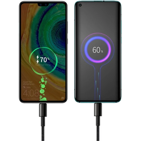Baseus Tungsten Gold USB-C/USB-C napájací kábel 100W 2m čierny - Káble a redukcie - Obrázok TWKGF00101