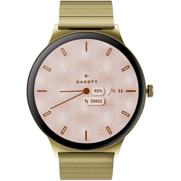 Garett Smartwatch Verona 2 Solid steel, zlatá - Inteligentné hodinky - Obrázok TX2J000K01
