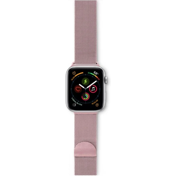 EPICO Remienok MILANESE Apple Watch 42/44/45 mm rose gold - Remienky - Hlavný obrázok