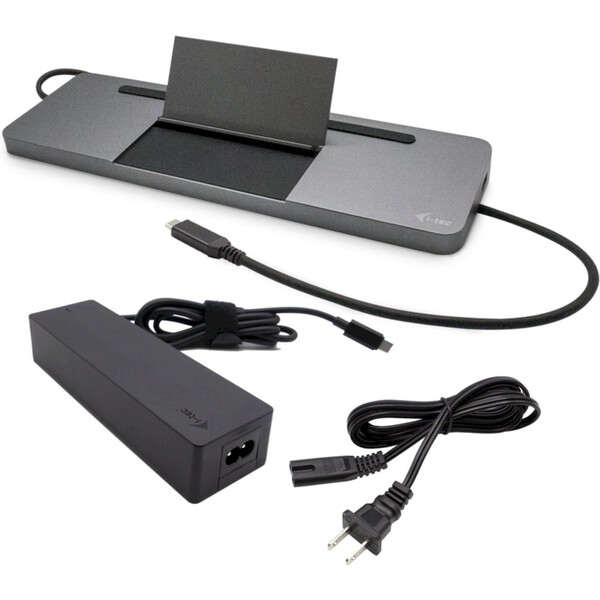 E-shop i-tec USB-C Metal Ergonomic 4K 3x Display dokovacia stanica + nabíjačka