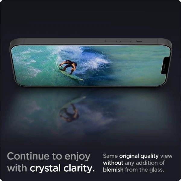 Spigen Glas tR EZ Fit tvrdené  - Ochranné fólie a sklo - Obrázok TX93200401