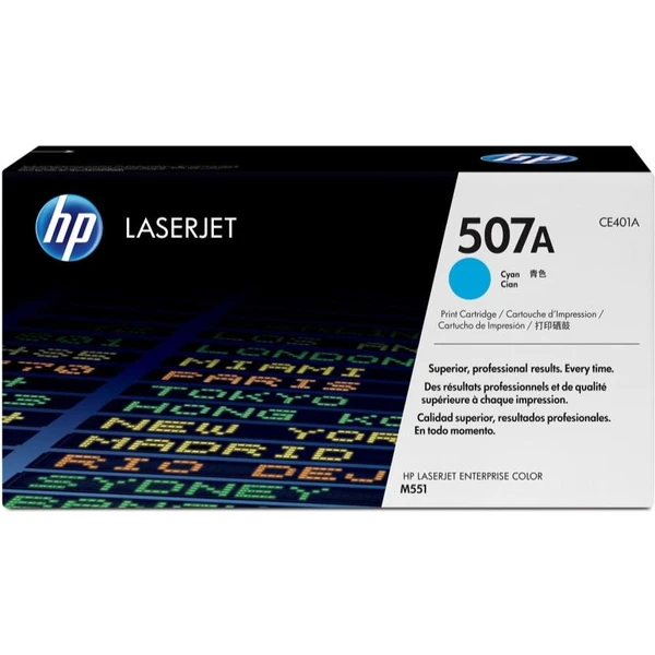 HP CE401A č. 507A Azúrová originálna - Tonery - Hlavný obrázok