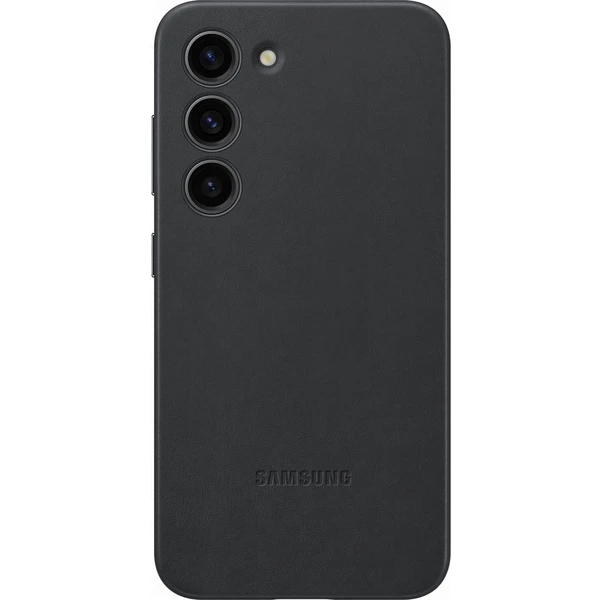 Samsung Leather Case Galaxy S23 black - Puzdra - Hlavný obrázok