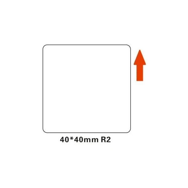 Niimbot štítky R 40x40mm 180ks pre B21, B3S, B1 biele - Pásky pre štítkovače - Hlavný obrázok