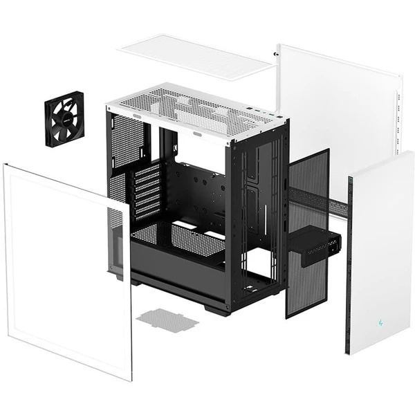 DEEPCOOL CH510 biela - Počítačové skrine - Obrázok TZXI100501