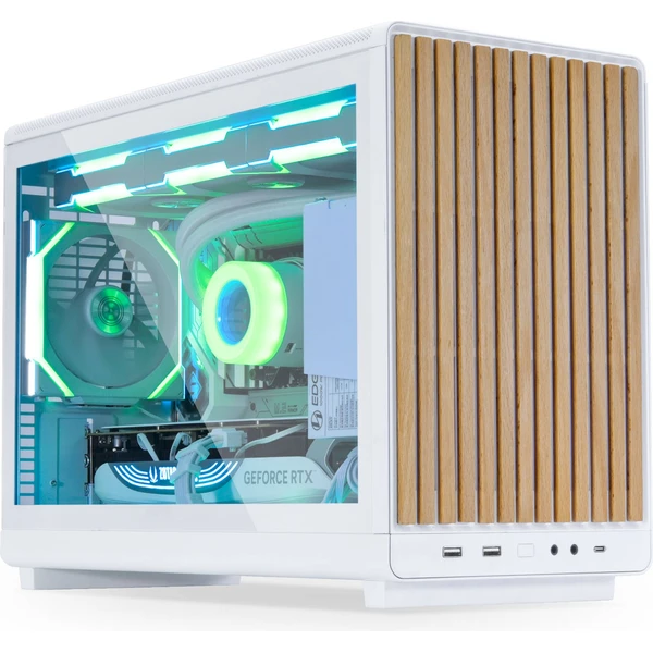 Lian Li A3-mATX ľavý bočný panel z tvrdeného skla biely - Komponenty - Obrázok U02O000K01