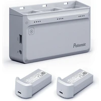 Potensic trojpozíciová rýchlonabíjačka pre Atom 4K 60W More Power kit s AC adaptérom a 2x batérie - Nabíjačky