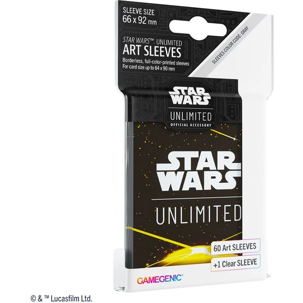 Gamegenic - Star Wars: Unlimited Art Sleeves - Card Back Yellow - Obaly na karty - Hlavný obrázok