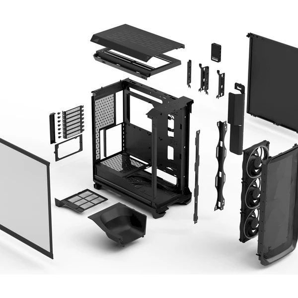 Fractal Design Meshify 3 Ambience Pro RGB Black TG - Počítačové skrine - Obrázok U12G000J01