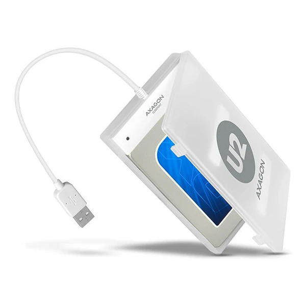 AXAGON ADSA1S USB 2.0 SATA HDD/SSD adaptér vr. 2.5' púzdra - Externé boxy - Obrázok U1GV000501