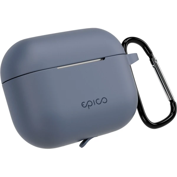 Epico silikónové puzdro s karabínou AirPods Pro 3 modrošedá - Puzdra - Hlavný obrázok