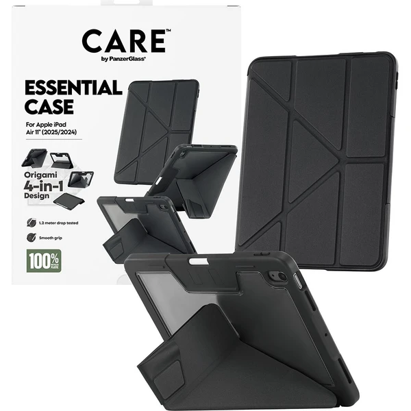PanzerGlass® CARE 4v1 Essential puzdro Apple iPad Air 11" (2025/2024) čierne - Puzdra - Hlavný obrázok