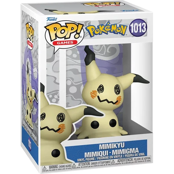 Funko POP! #1013 Games: Pokémon - Mimikyu - Funko POP! - Obrázok U1YB000K01