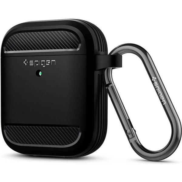 Spigen Rugged Armor puzdro AirPods čierne - Puzdra - Obrázok U1YEF00101