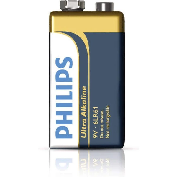 Philips 6LR61E1B/10 Ultra Alkaline batéria 9V - Batérie - Obrázok U2C1000P01