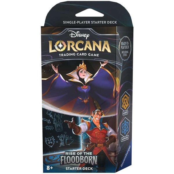 Disney Lorcana: Rise of the Floodborn - Starter Deck Amber & Sapphire