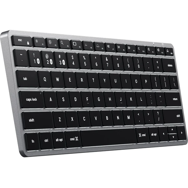 Satechi Slim X1 Bluetooth bezdrôtová podsvietená klávesnica CZ vesmírne šedá - Klávesnice - Obrázok U2D5000K01