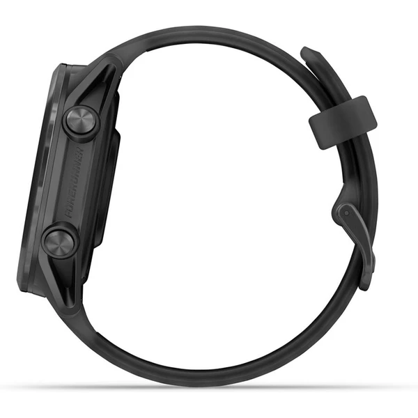 Garmin Forerunner 570 42 mm tmavo šedá hliníková luneta s čiernym polopriehľadným remienkom - Inteligentné hodinky - Obrázok U2HF000P01