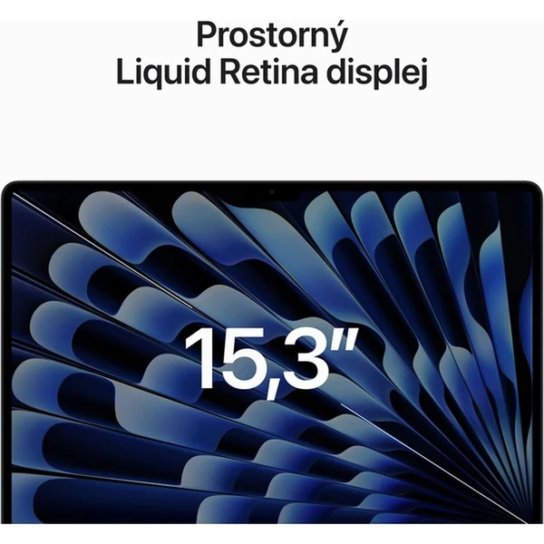 CTO Apple MacBook Air 15,3" (2023) / 16GB / CZ KLV / 70W / atramentová / 256GB SSD (Ďalšia) - Notebooky - Obrázok U2I2000701
