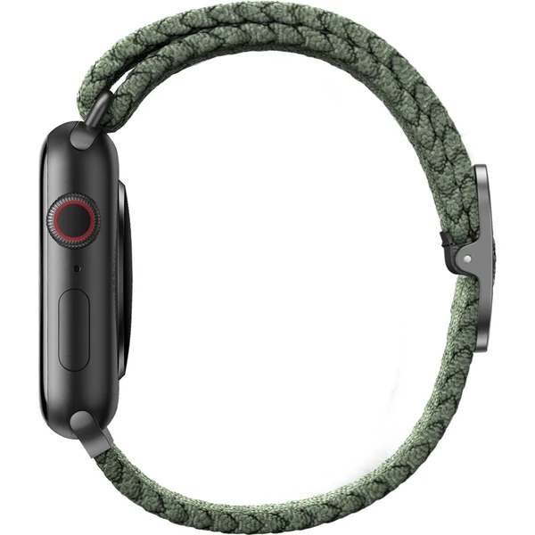 UNIQ Aspen Braided remienok Apple Watch 42/41/40/38mm zelený - Remienky - Obrázok U2LP600301