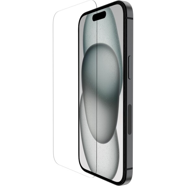 E-shop Belkin SCREENFORCE™ TemperedGlass Anti-Microbial sklo iPhone 15/iPhone 14 Pro