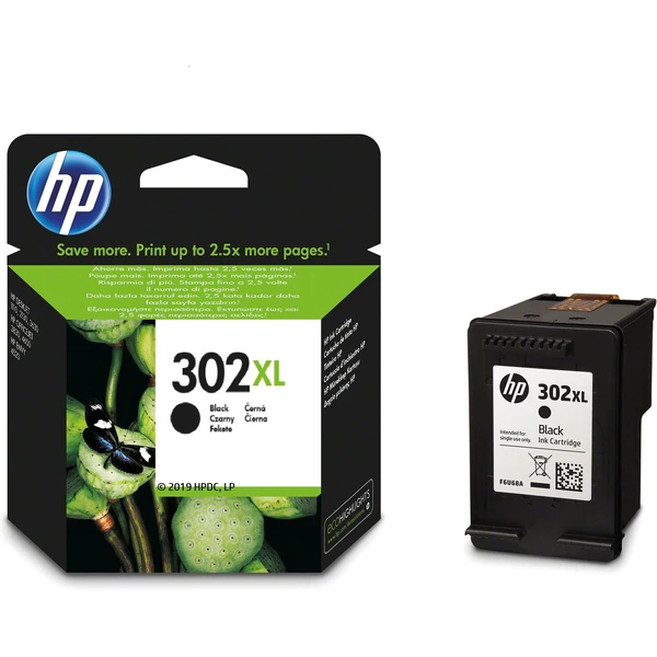HP F6U68AE č. 302XL Čierna originálna - Cartridge - Obrázok U2OE100501