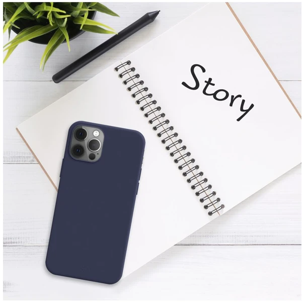 Zadný pogumovaný kryt FIXED Story pre Apple iPhone 14, modrý - Puzdra - Obrázok U2R4000L01