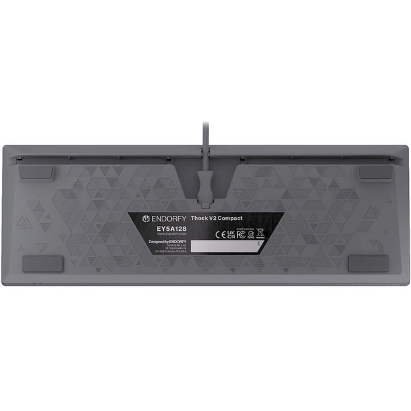Endorfy Thock V2 Compact herná klávesnica šedá US - Klávesnice - Obrázok U2XJ000K01