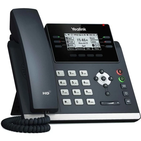 Yealink SIP-T42U IP telefón - IP telefóny - Obrázok U2Y2000P01
