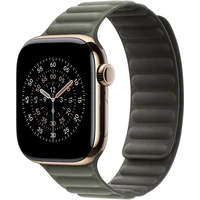 Apple Watch 42/41/40/38mm šalviovo šedý magnetický ťah M/L - Remienky